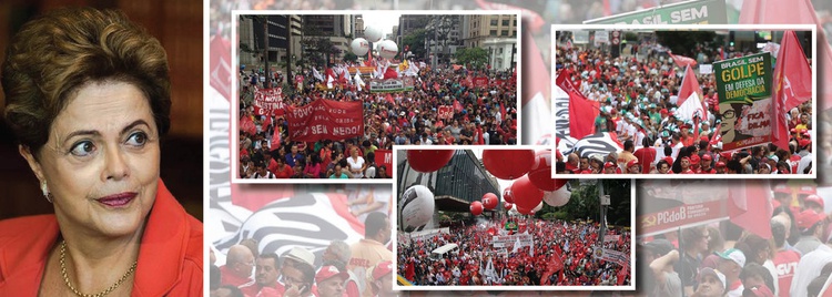 As manifestações pelo Brasil