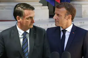Presidentes da França e do Brasil