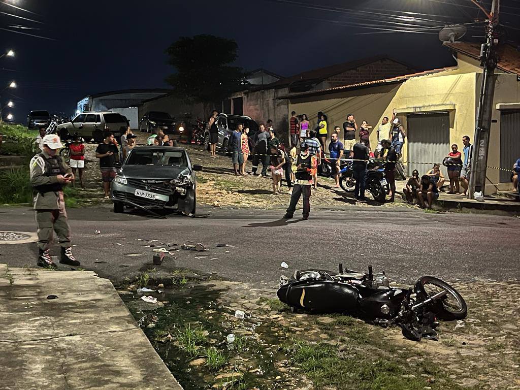 Colisão entre moto e carro mata jovem de 22 anos em Teresina saiba