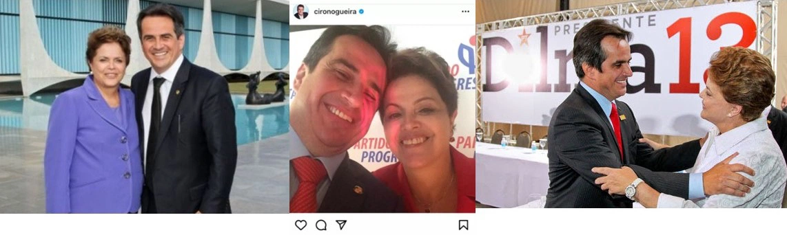Dilma e Ciro
