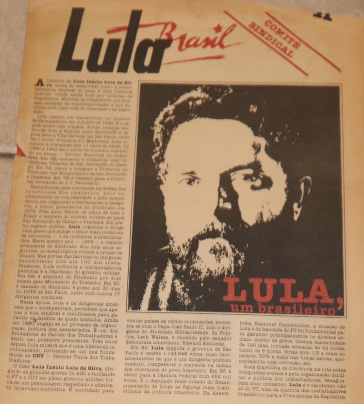 Na campanha eleitoral, sindicalistas lançam jornal pró-Lula