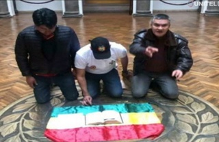 Cena do golpe na Bolívia