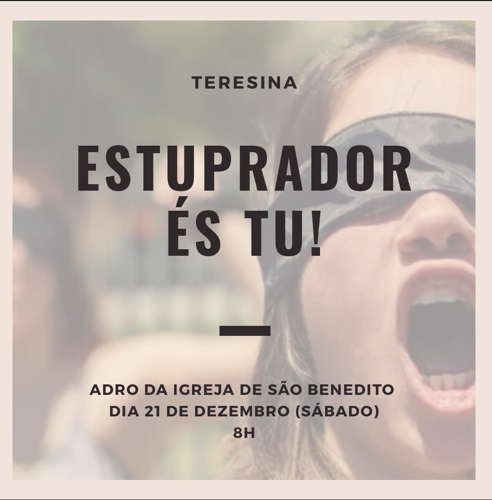 Mulheres protagonizam ato/performance em Teresina