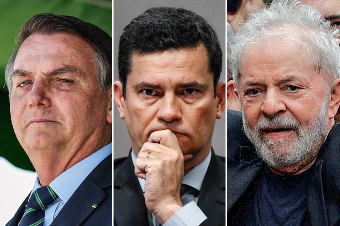 Bolsonaro, Lula e Moro darão o tom da disputa em 2022