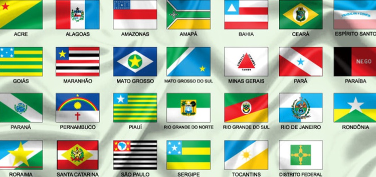 Bandeira Estados Brasil