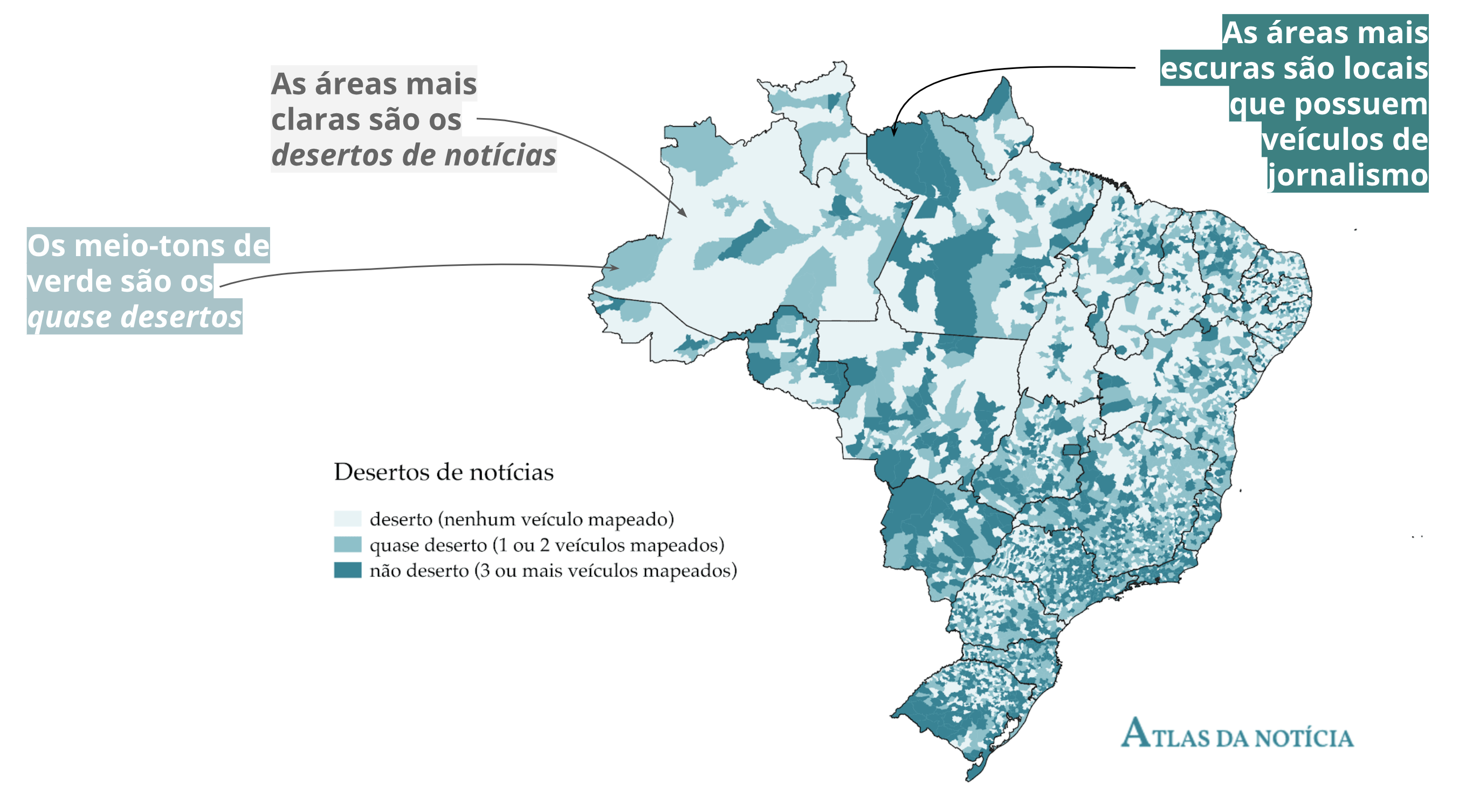 30 milhões de pessoas vivem em desertos de notícia