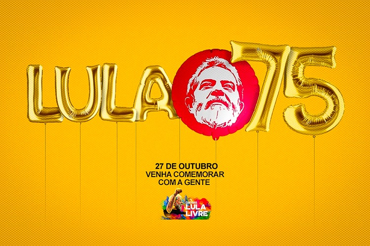 Lula completa 75 anos e recebe homenagens do Brasil e no exterior