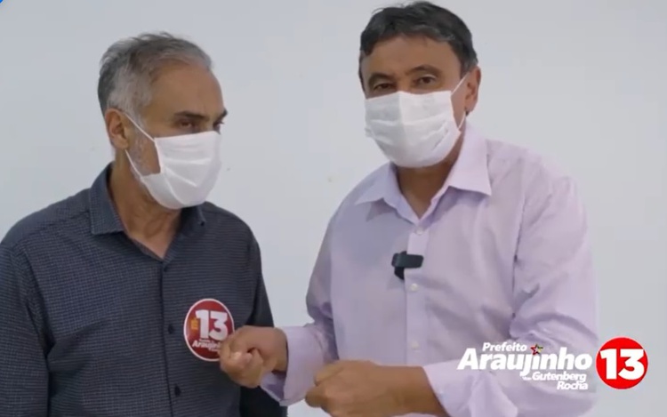 Arauinho ao lado do governar We