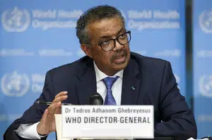 Diretor-geral da Organização Mundial da Saúde (OMS), Tedros Adhanom Ghebreyesus(R7)