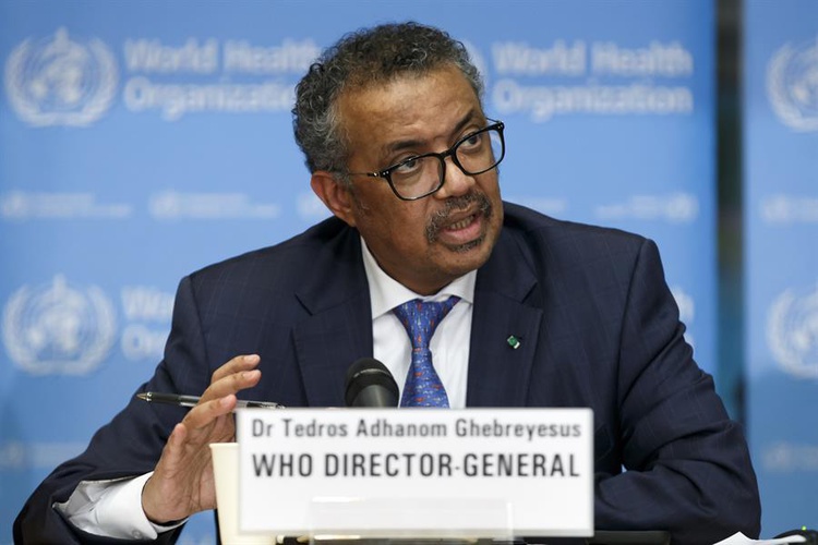 Diretor-geral da Organização Mundial da Saúde (OMS), Tedros Adhanom Ghebreyesus