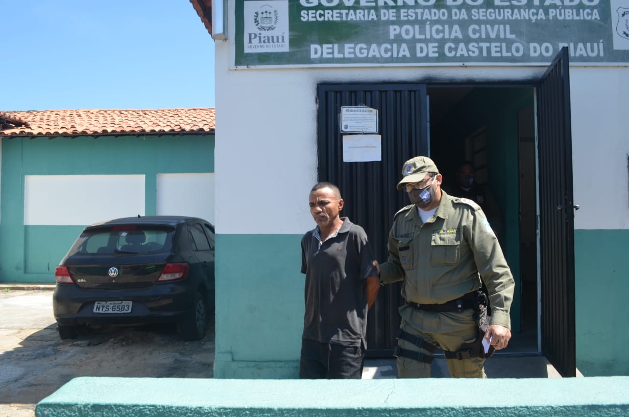 Feminicídio: preso o acusado de matar mulher em Castelo do Piauí