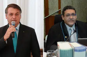 Jair Bolsonaro e Kássio Nunes(Brasil 247)