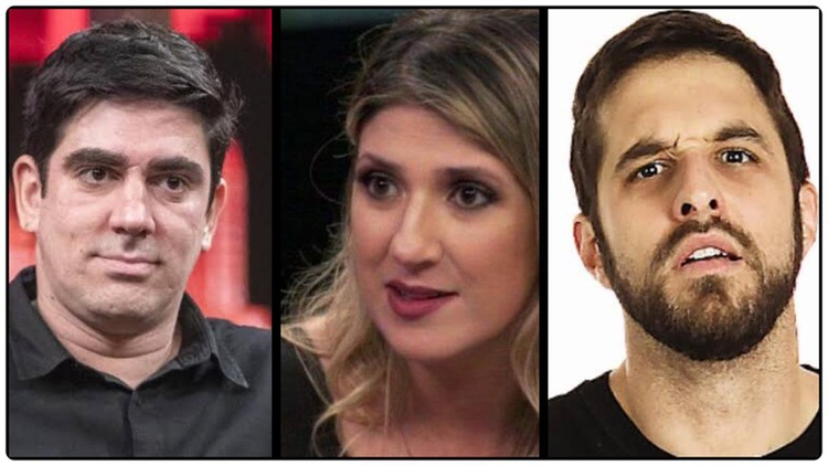 Marcelo Adnet, Dani Calabresa e Rafinha Bastos