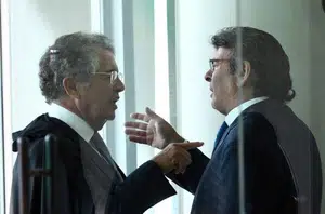 Ministros Marco Aurélio e Fux, do Supremo: reação do Congresso(Evaristo Sá/AFP)