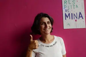 A candidata Manuela D'Ávila(Danilo Christidis/Divulgação)