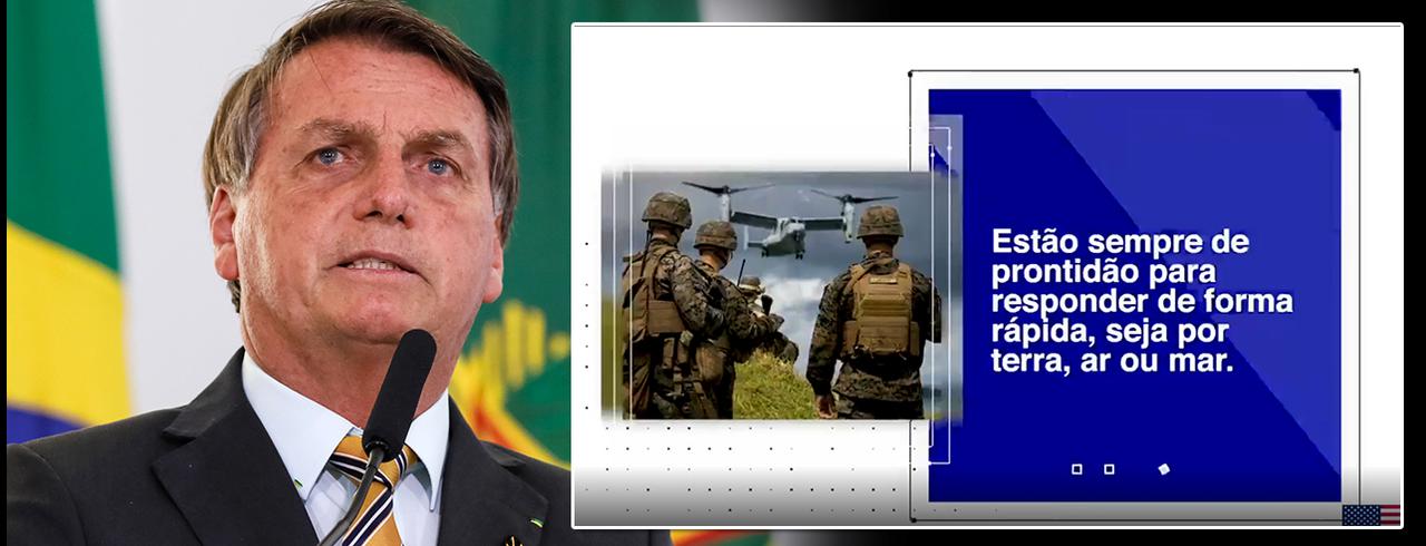 Bolsonaro expõe o Brasil ao ridículo ao falar de pólvora em reprimenda aos EUA