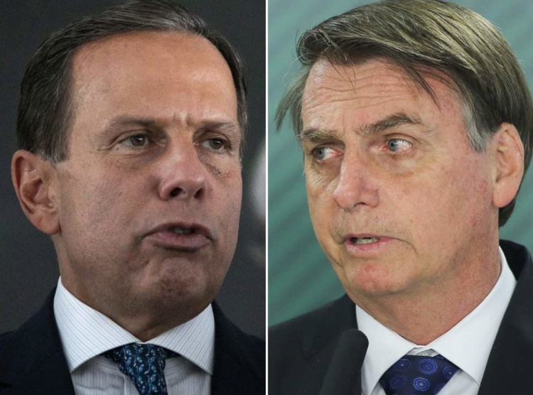 Dória e Bolsonaro