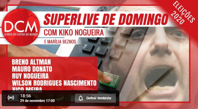 Acompanhe: Superlive especial com o resultado das eleições