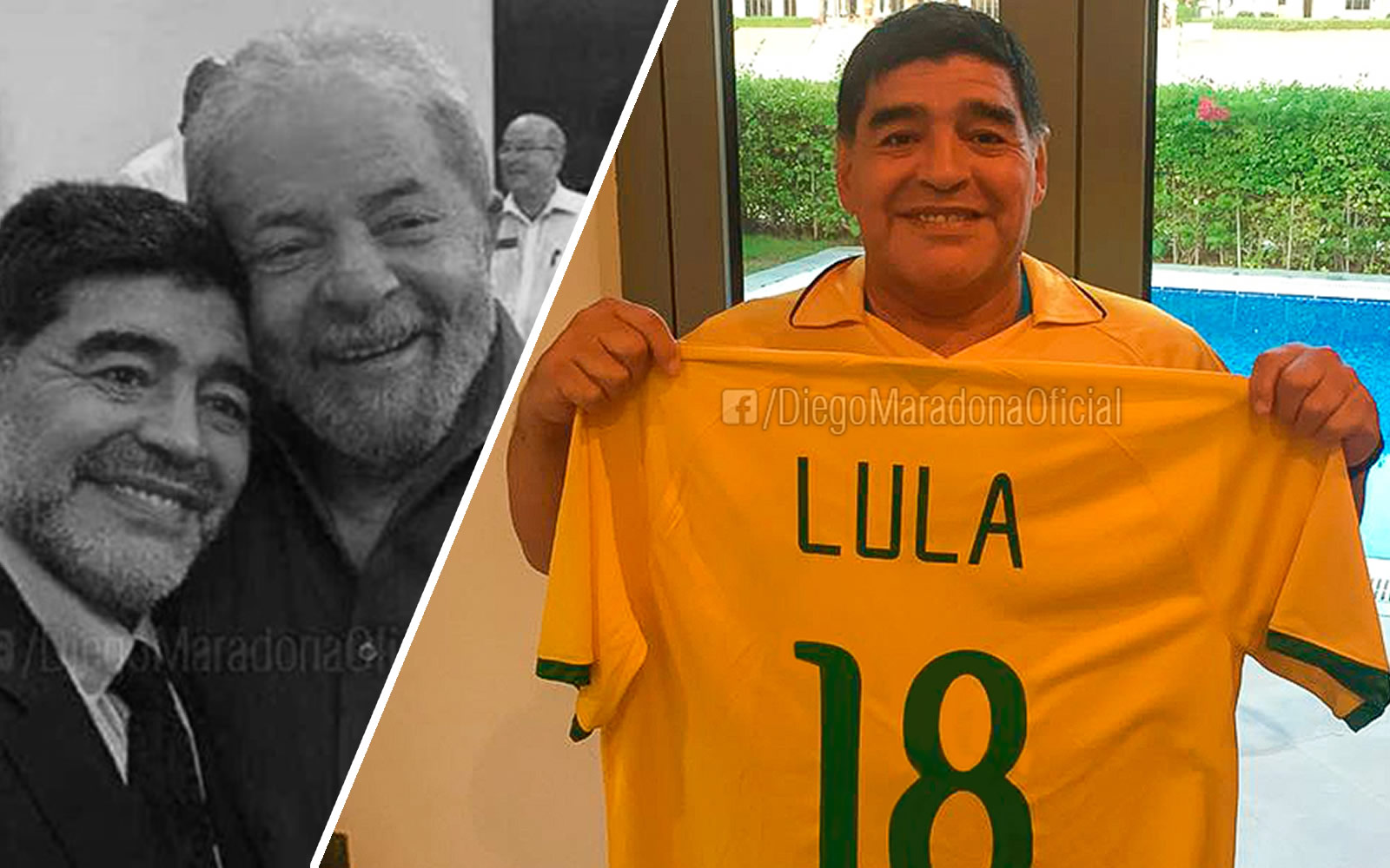 Lula fala de Maradona