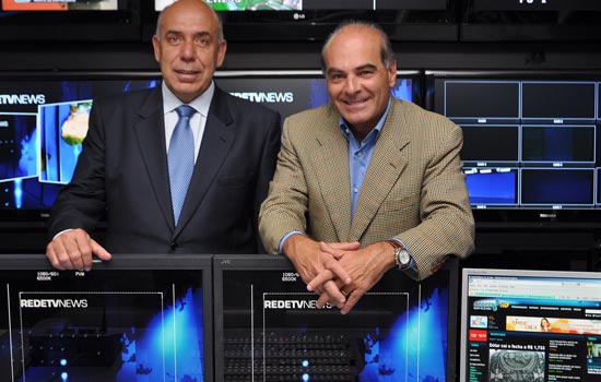 Amilcare Dallevo e Marcelo de Carvalho, donos da RedeTV!