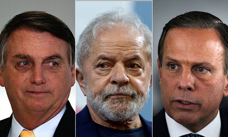 Bolsonaro, Lula e Dória