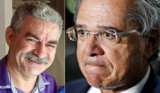 Um servidor público e um fantoche