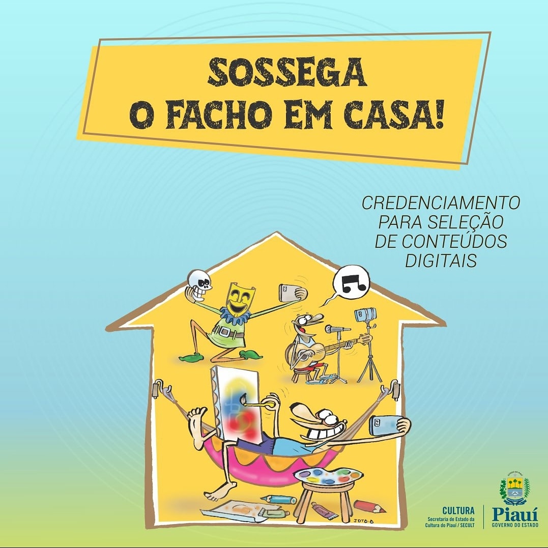 Cultura anuncia festivais nas redes sociais e distribuição de livros