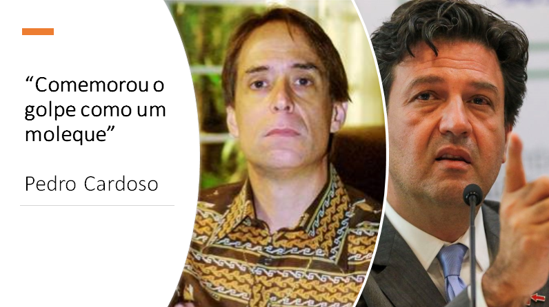 Pedro Cardoso para o ministro Mandetta: Politicamente não me representa nunca