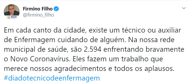 Hojé é dia do Técnico de Enfermagem