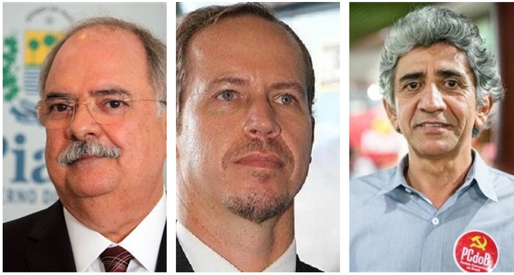 Osmar Junior, Ricardo Cappelli e José Carvalho