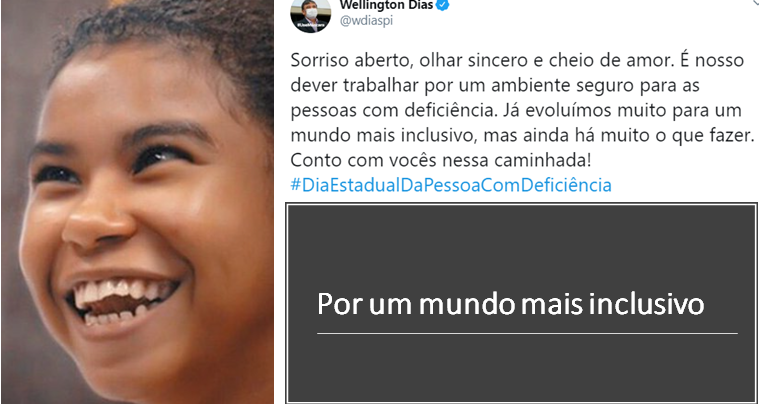 Hoje é o Dia Estadual da Pessoa com Deficiência