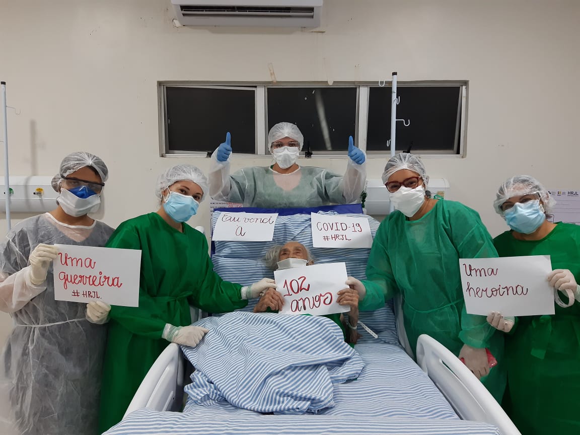 Em Picos, senhora de 101 anos vence a Covid-19