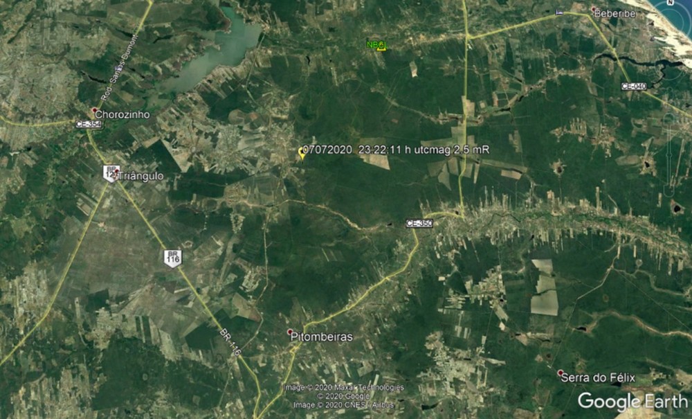 Tremor de terra na Grande Fortaleza