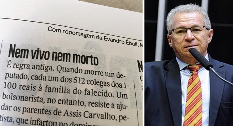 Bolsonarista nega ajuda à família de Assis Carvalho