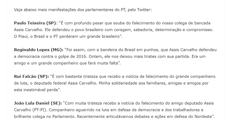 Deputados do PT