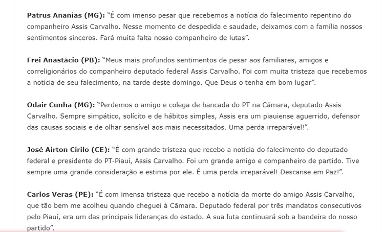 Deputados do PT