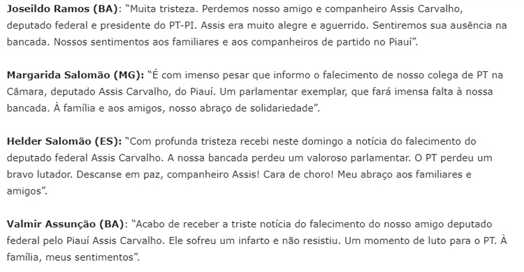 Deputados do PT