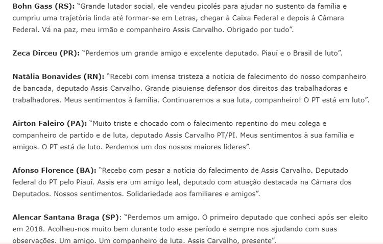 Deputados do PT