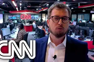 Leandro Narloch, na CNN Brasil.(Observatório da TV)
