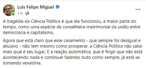 Casamento entre democracia e capitalismo é uma provocação à Ciência Política