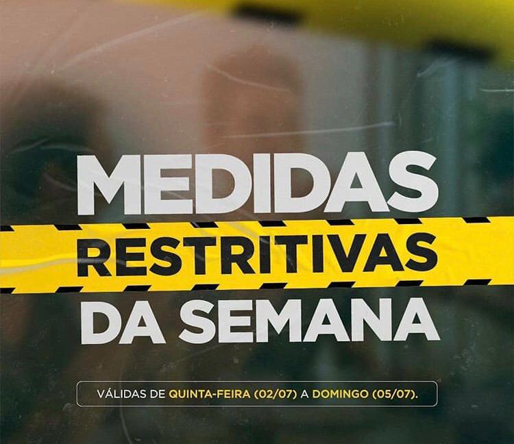 Veja as medidas adotadas pelo Governo de amanhã até domingo