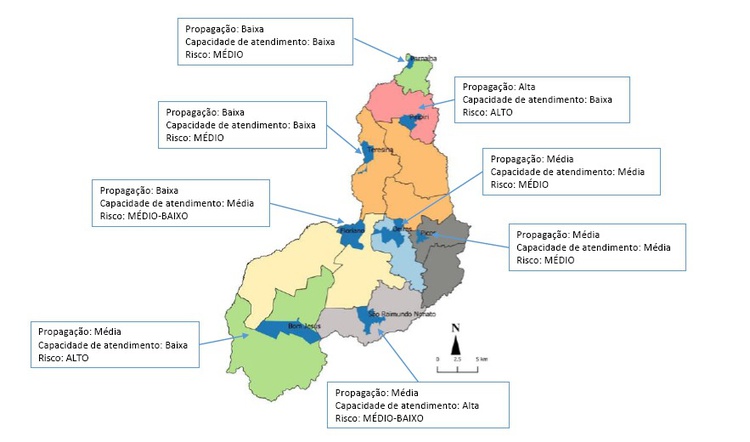 Risco epidemiológico esta menor