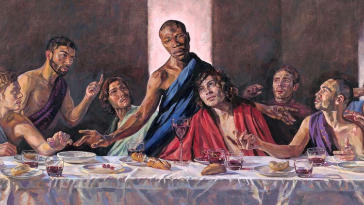 Santa Ceia com Jesus Negro