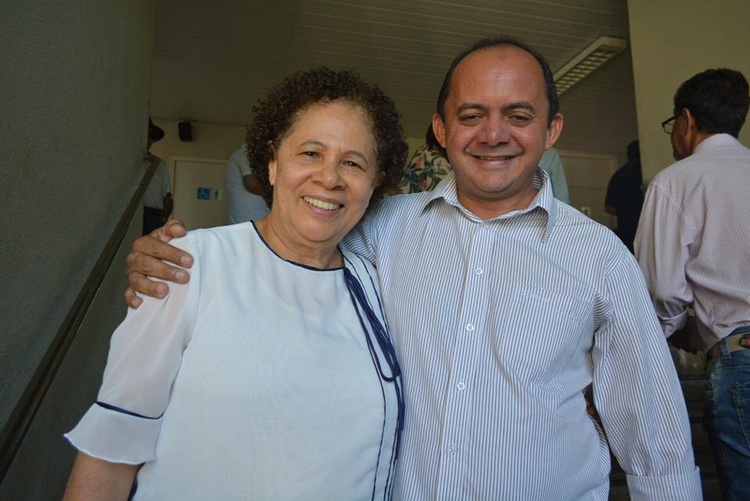 Edmilson Abreu (PT) e a vice-governadora Regina Sousa