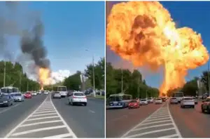 Explosão em um posto de gasolina em Volgograd, na Rússia(Catraca Livre)