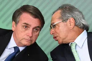 Jair Bolsonaro e Paulo Guedes(Canal da Resistência)