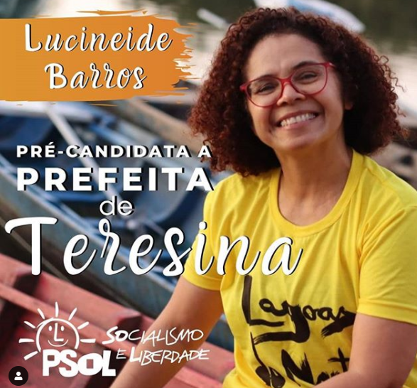 Lucineide Barros é a pré-candidata do PSOL à prefeitura de Teresina