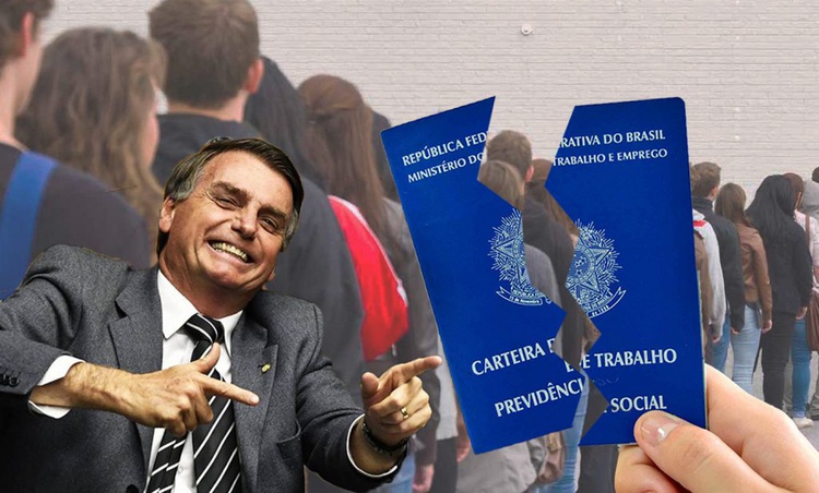 Desemprego bate recorde no governo Bolsonaro