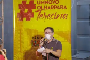 Fábio Novo (PT), candidato a prefeito de Teresina(João Albert)