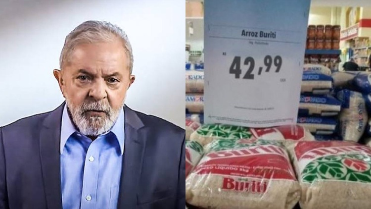 Lula sobre a alta no preço do arroz, comida essencial no prato dos brasileiros